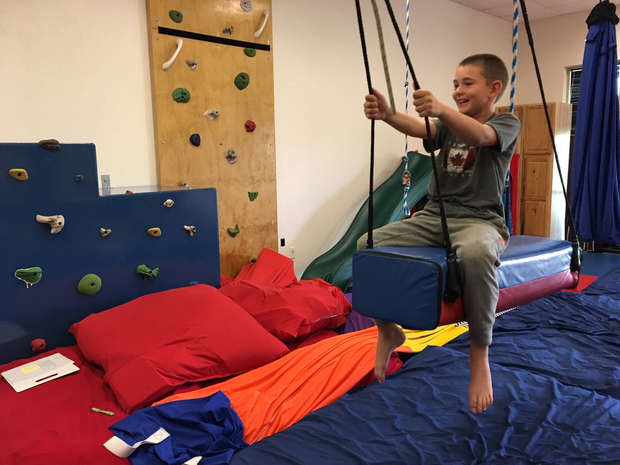 Child therapy swing